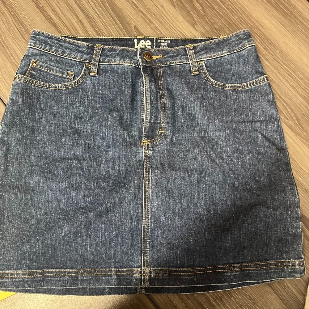 Denim Skort